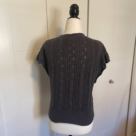 Andree sweater west, button-up, cropped, size M - Picture 2 of 3